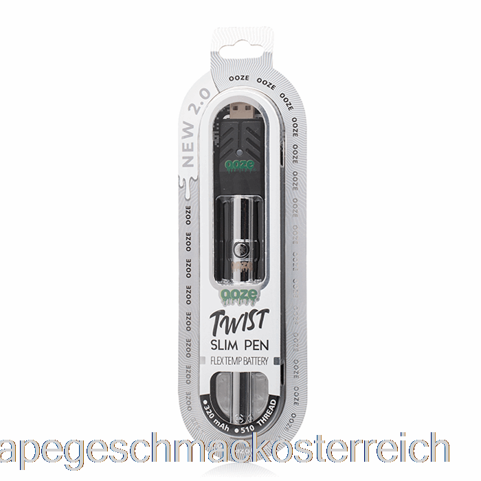 Ooze Slim Twist Pen 2.0 Flex-Temp-Akku Cosmic Chrome Vape-Geschmack